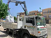 Los Dolores, Pozo Estrecho contenedor camión