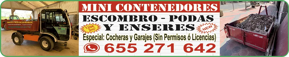 precios contenedores para escombro