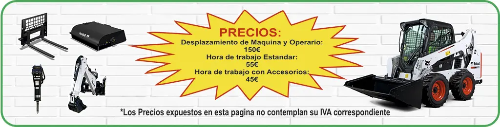 precios escavadora